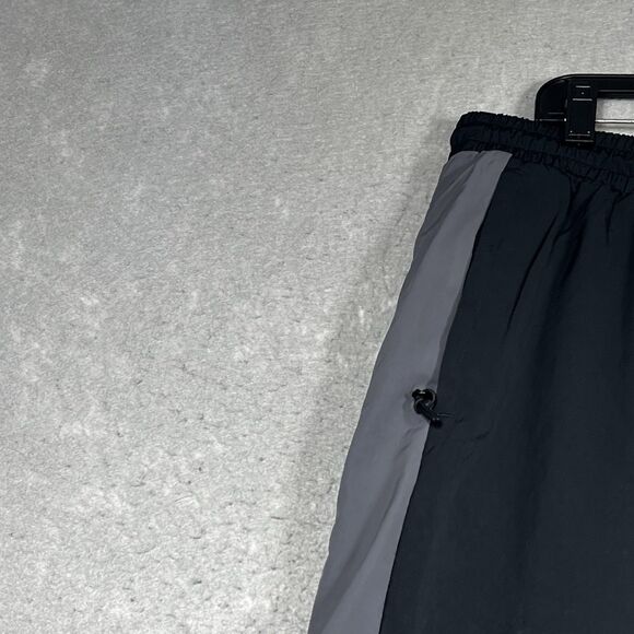 Gymshark Track Pants Joggers Mens Size XXL Black Gray Nylon Cotton Pockets - Picture 4 of 14